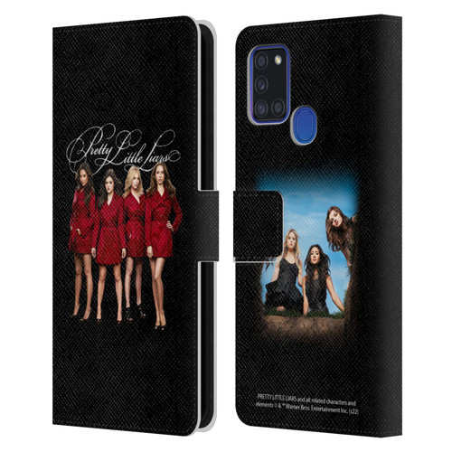 Pretty Little Liars Graphics Characters Leather Book Wallet Case Cover For Samsung Galaxy A21s (2020)