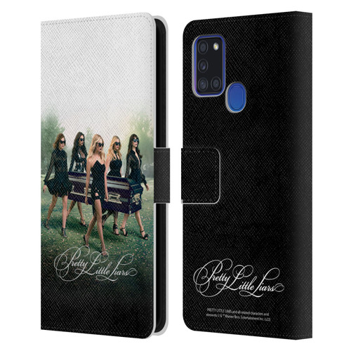 Pretty Little Liars Graphics Season 6 Poster Leather Book Wallet Case Cover For Samsung Galaxy A21s (2020)