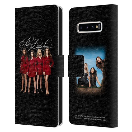 Pretty Little Liars Graphics Characters Leather Book Wallet Case Cover For Samsung Galaxy S10+ / S10 Plus
