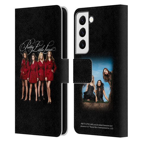 Pretty Little Liars Graphics Characters Leather Book Wallet Case Cover For Samsung Galaxy S22 5G