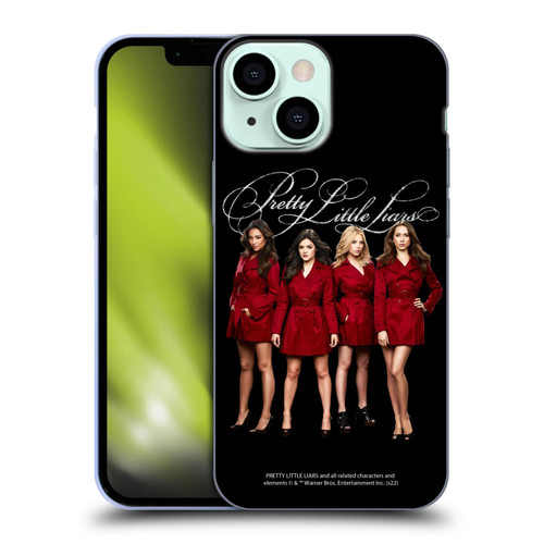 Pretty Little Liars Graphics Characters Soft Gel Case for Apple iPhone 13 Mini