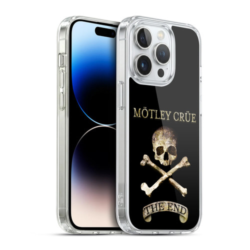 Motley Crue Logos The End Soft Gel Case for Apple iPhone 14 Pro & MagSafe
