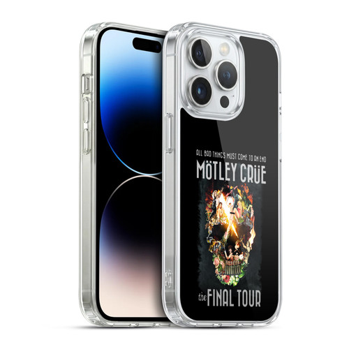 Motley Crue Tours All Bad Things Final Soft Gel Case for Apple iPhone 14 Pro & MagSafe