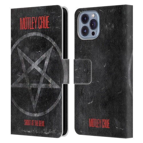 Motley Crue Albums SATD Star Leather Book Wallet Case Cover For Apple iPhone 14