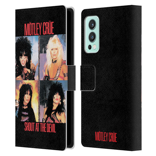 Motley Crue Albums Shout At The Devil Leather Book Wallet Case Cover For OnePlus Nord 2 5G