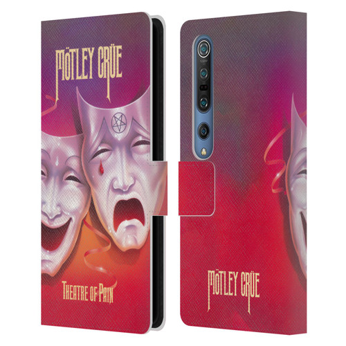 Motley Crue Albums Theater Of Pain Leather Book Wallet Case Cover For Xiaomi Mi 10 5G / Mi 10 Pro 5G