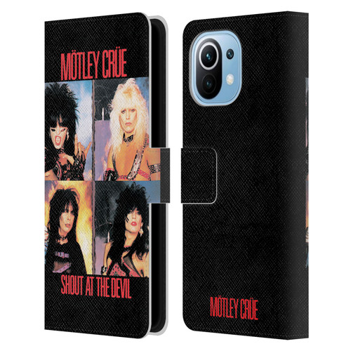 Motley Crue Albums Shout At The Devil Leather Book Wallet Case Cover For Xiaomi Mi 11