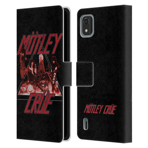 Motley Crue Key Art Too Fast Leather Book Wallet Case Cover For Nokia C2 2nd Edition