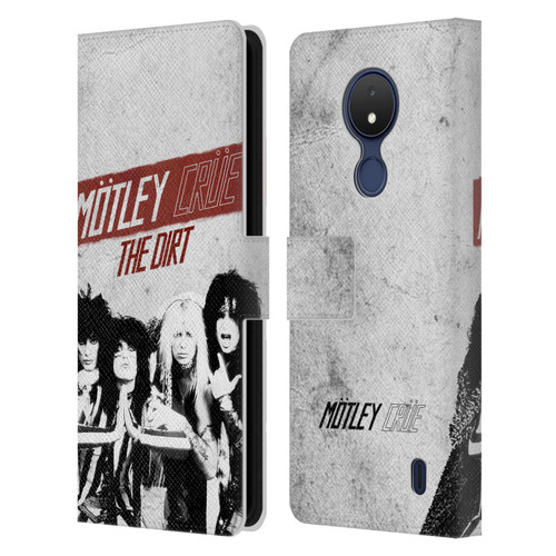 Motley Crue Key Art The Dirt Leather Book Wallet Case Cover For Nokia C21