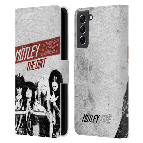 Motley Crue Key Art The Dirt Leather Book Wallet Case Cover For Samsung Galaxy S21 FE 5G
