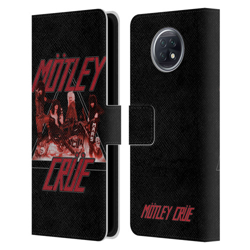 Motley Crue Key Art Too Fast Leather Book Wallet Case Cover For Xiaomi Redmi Note 9T 5G