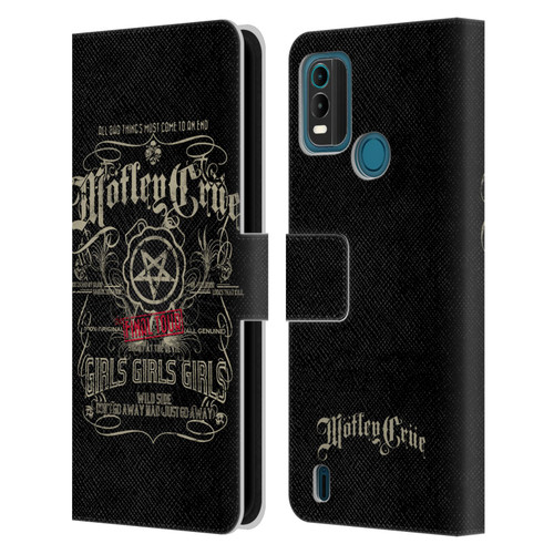Motley Crue Tours Girls Girls Girls Leather Book Wallet Case Cover For Nokia G11 Plus
