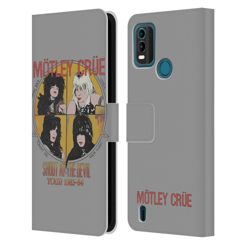 Motley Crue Tours SATD Vintage Leather Book Wallet Case Cover For Nokia G11 Plus