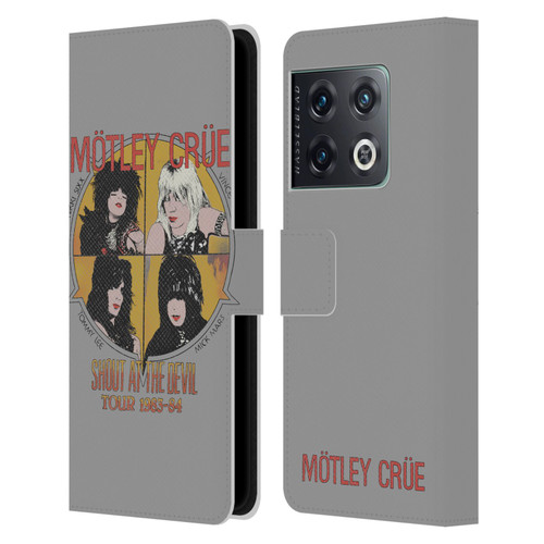 Motley Crue Tours SATD Vintage Leather Book Wallet Case Cover For OnePlus 10 Pro