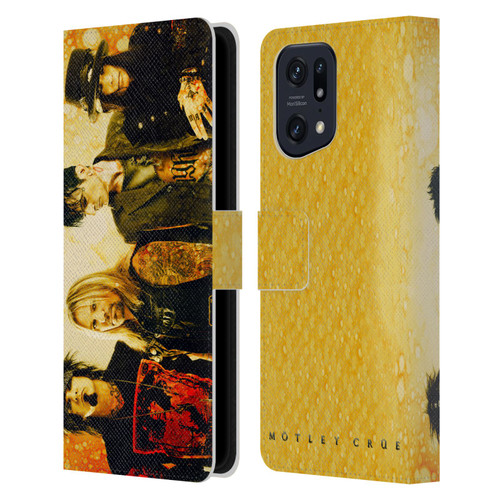 Motley Crue Tours Rock In Rio Brazil 2015 Leather Book Wallet Case Cover For OPPO Find X5