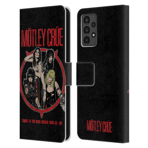 Motley Crue Tours SATD Leather Book Wallet Case Cover For Samsung Galaxy A13 (2022)