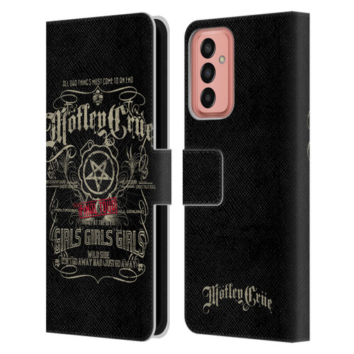 Motley Crue Tours Girls Girls Girls Leather Book Wallet Case Cover For Samsung Galaxy M13 (2022)