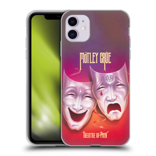 Motley Crue Albums Theater Of Pain Soft Gel Case for Apple iPhone 11