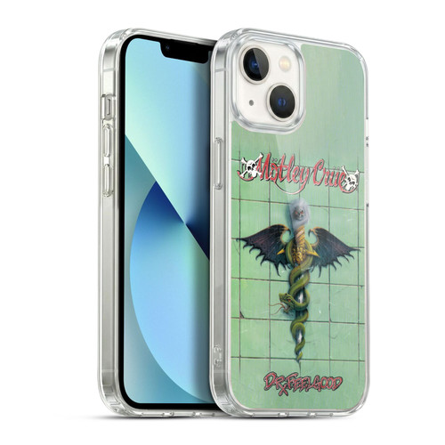 Motley Crue Albums Dr. Feelgood Soft Gel Case for Apple iPhone 13