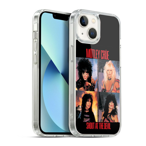 Motley Crue Albums Shout At The Devil Soft Gel Case for Apple iPhone 13