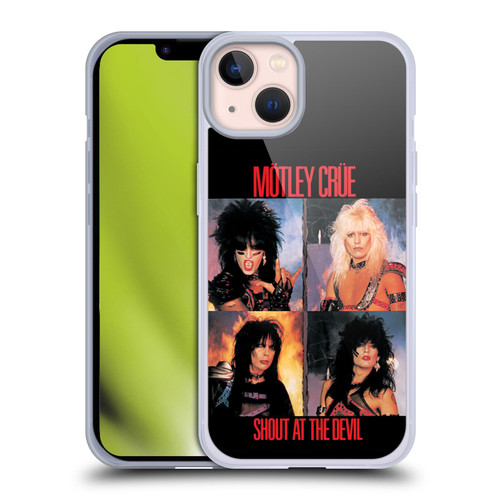 Motley Crue Albums Shout At The Devil Soft Gel Case for Apple iPhone 13