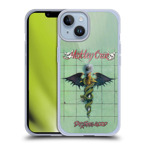 Motley Crue Albums Dr. Feelgood Soft Gel Case for Apple iPhone 14