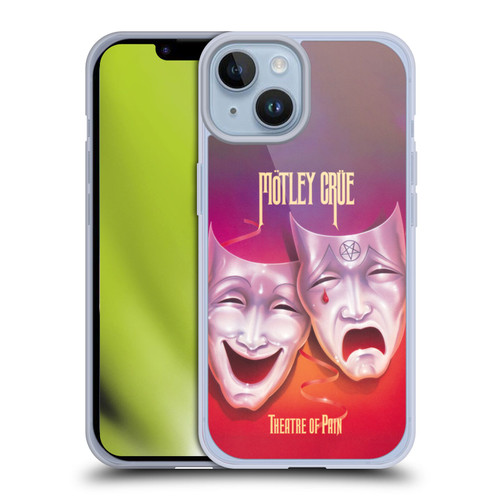 Motley Crue Albums Theater Of Pain Soft Gel Case for Apple iPhone 14