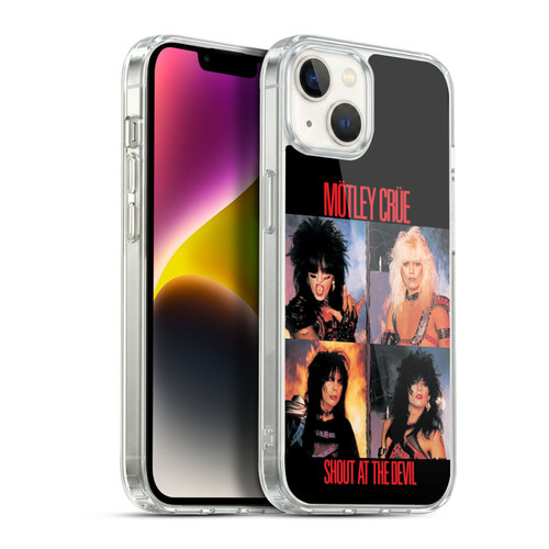 Motley Crue Albums Shout At The Devil Soft Gel Case for Apple iPhone 14 Plus & MagSafe