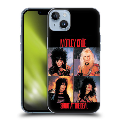 Motley Crue Albums Shout At The Devil Soft Gel Case for Apple iPhone 14 Plus