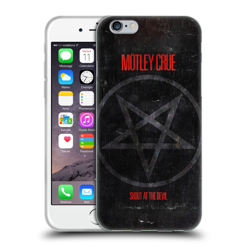 Motley Crue Albums SATD Star Soft Gel Case for Apple iPhone 6 / iPhone 6s