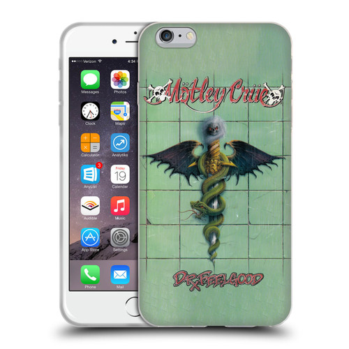 Motley Crue Albums Dr. Feelgood Soft Gel Case for Apple iPhone 6 Plus / iPhone 6s Plus