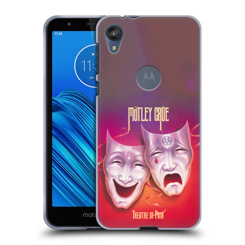 Motley Crue Albums Theater Of Pain Soft Gel Case for Motorola Moto E6