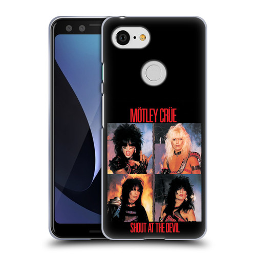 Motley Crue Albums Shout At The Devil Soft Gel Case for Google Pixel 3