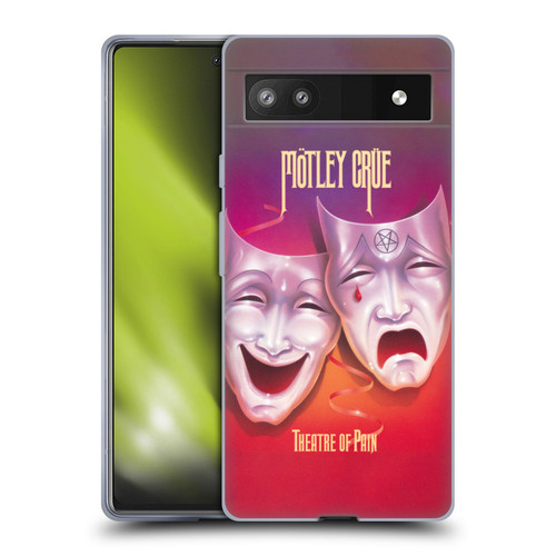 Motley Crue Albums Theater Of Pain Soft Gel Case for Google Pixel 6a