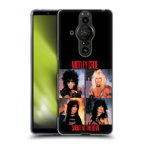 Motley Crue Albums Shout At The Devil Soft Gel Case for Sony Xperia Pro-I