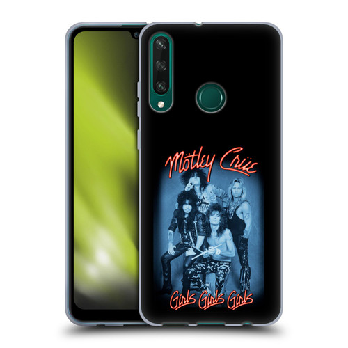 Motley Crue Key Art Girls Neon Soft Gel Case for Huawei Y6p