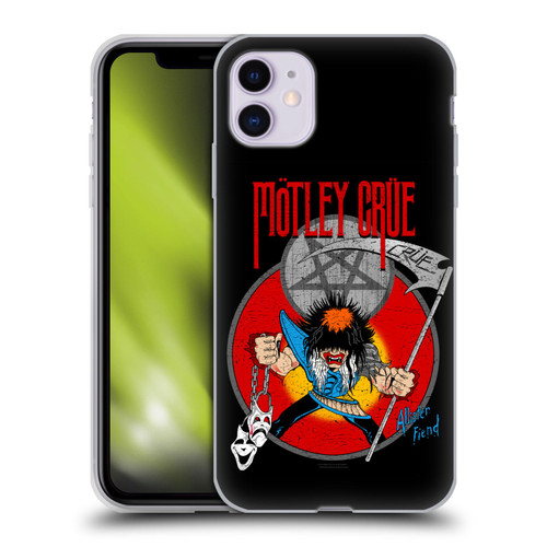 Motley Crue Key Art Allister Soft Gel Case for Apple iPhone 11