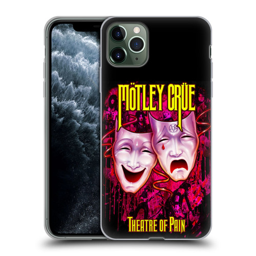 Motley Crue Key Art Theater Of Pain Soft Gel Case for Apple iPhone 11 Pro Max