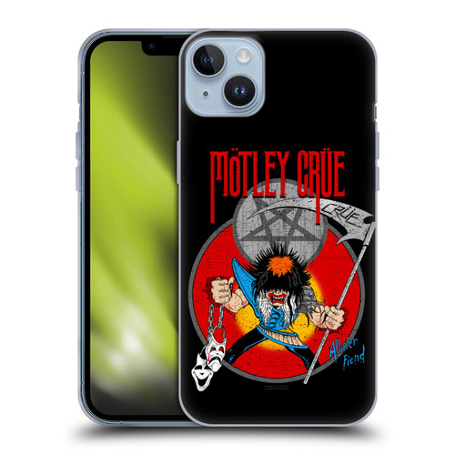 Motley Crue Key Art Allister Soft Gel Case for Apple iPhone 14 Plus