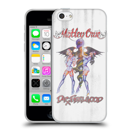 Motley Crue Key Art Dr. Feelgood Vintage Soft Gel Case for Apple iPhone 5c