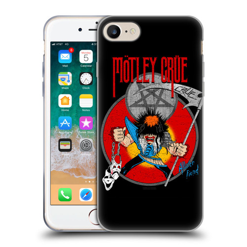 Motley Crue Key Art Allister Soft Gel Case for Apple iPhone 7 / 8 / SE 2020 & 2022