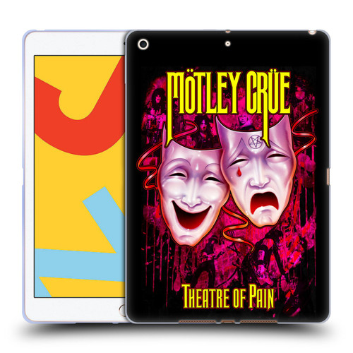 Motley Crue Key Art Theater Of Pain Soft Gel Case for Apple iPad 10.2 2019/2020/2021