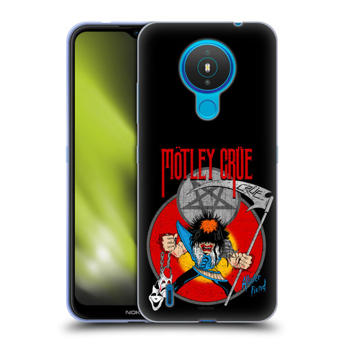 Motley Crue Key Art Allister Soft Gel Case for Nokia 1.4