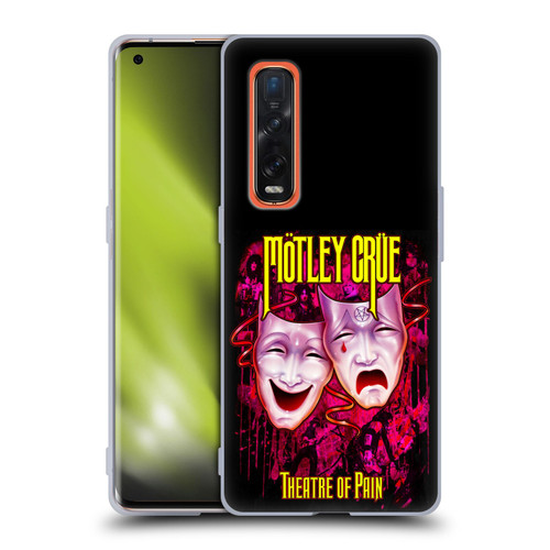 Motley Crue Key Art Theater Of Pain Soft Gel Case for OPPO Find X2 Pro 5G