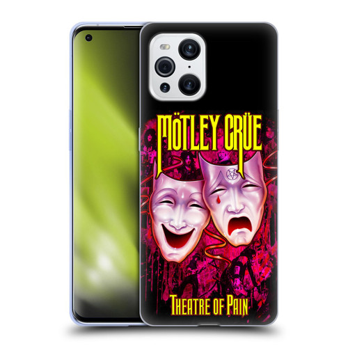 Motley Crue Key Art Theater Of Pain Soft Gel Case for OPPO Find X3 / Pro