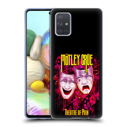 Motley Crue Key Art Theater Of Pain Soft Gel Case for Samsung Galaxy A71 (2019)