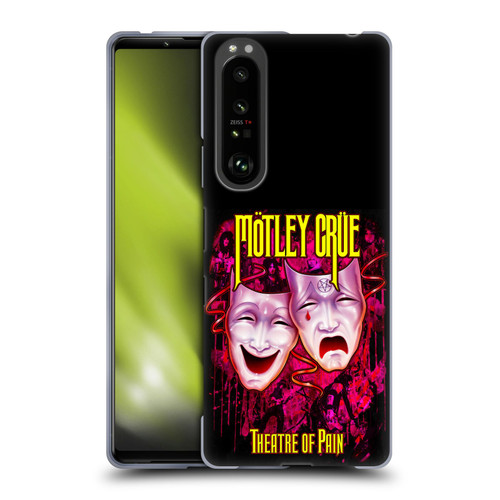 Motley Crue Key Art Theater Of Pain Soft Gel Case for Sony Xperia 1 III