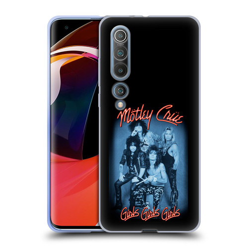 Motley Crue Key Art Girls Neon Soft Gel Case for Xiaomi Mi 10 5G / Mi 10 Pro 5G