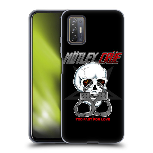 Motley Crue Logos Too Fast For Love Skull Soft Gel Case for HTC Desire 21 Pro 5G