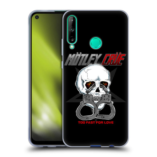 Motley Crue Logos Too Fast For Love Skull Soft Gel Case for Huawei P40 lite E